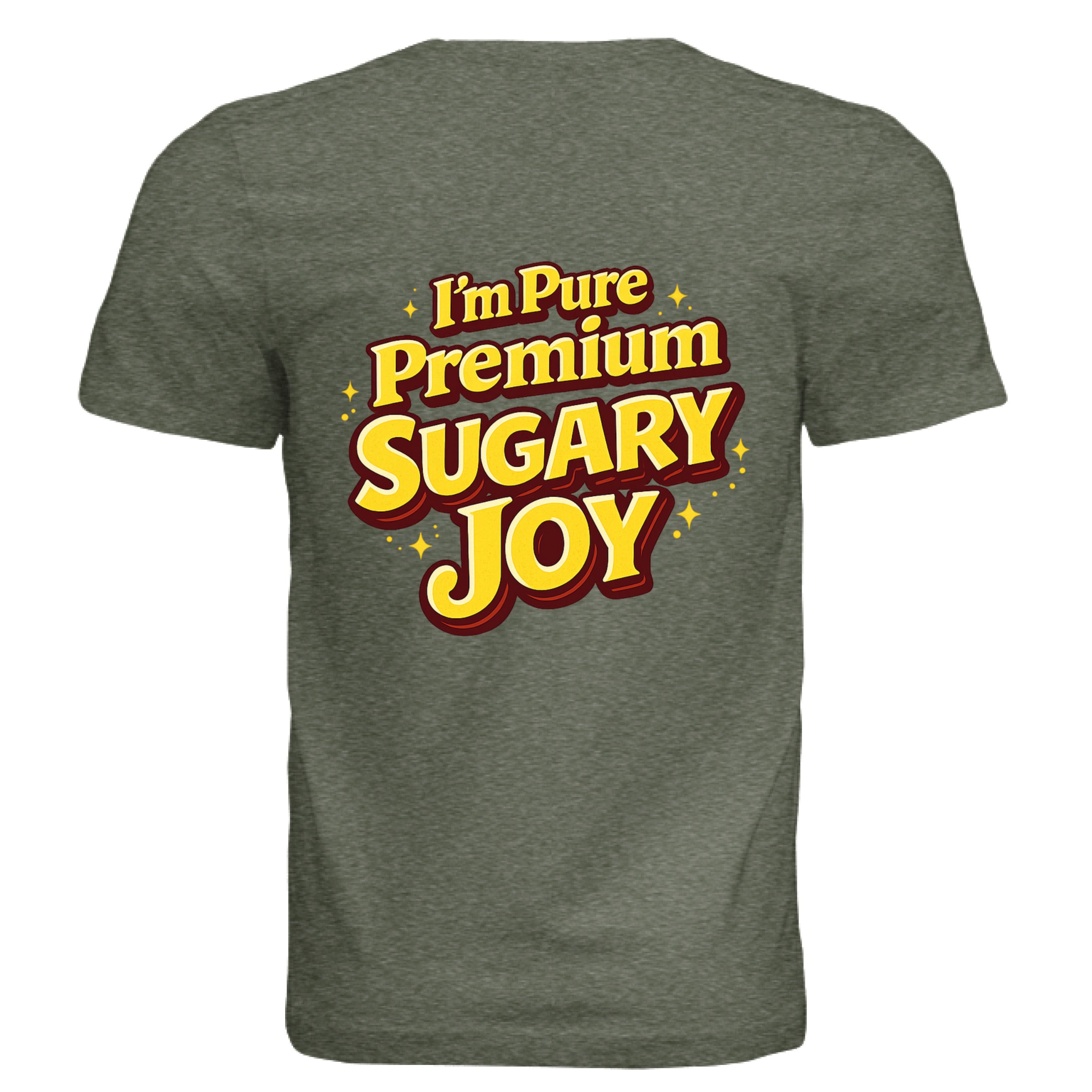 Military Green Triblend - BACK